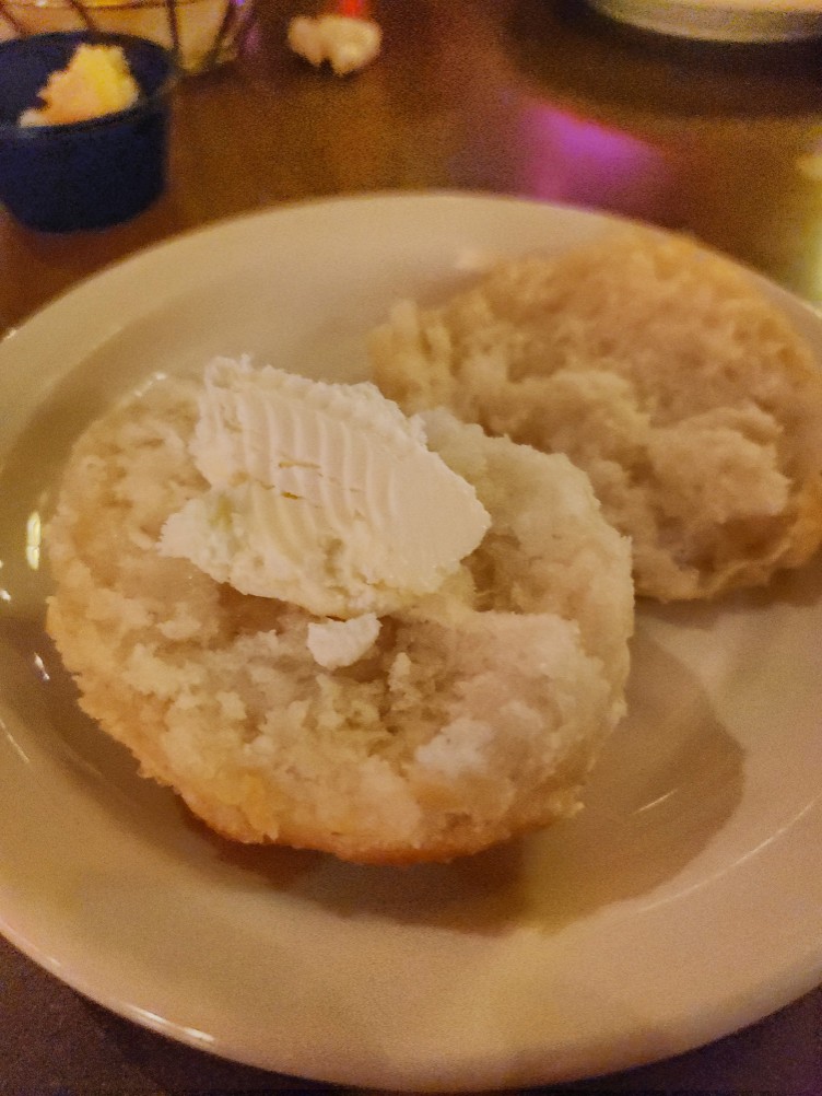 buttermilk biscuit with butter