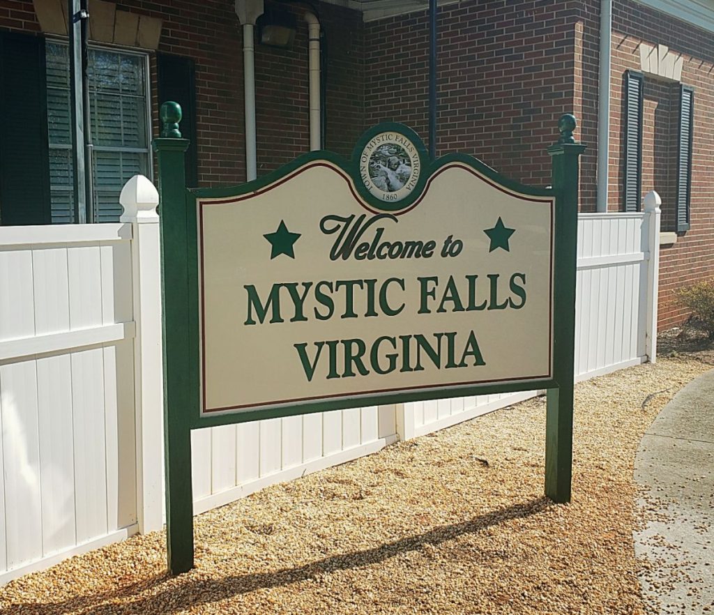 mystic falls sign in covington