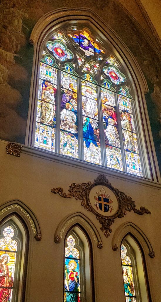 Savannah cathedral stained glass window