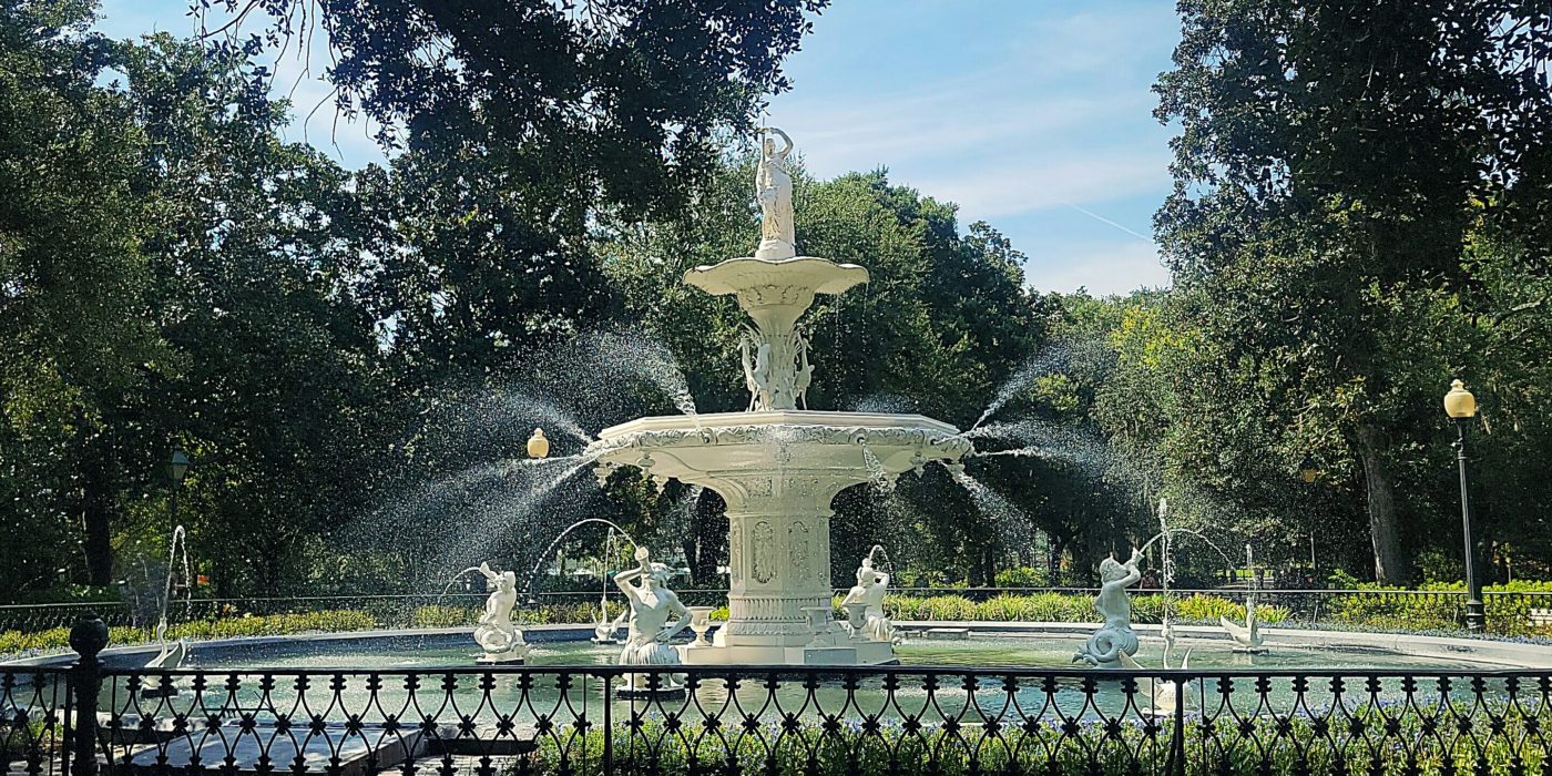savannah square fountain